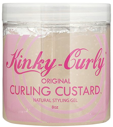 Kinky Curly Curl Custard Gel.