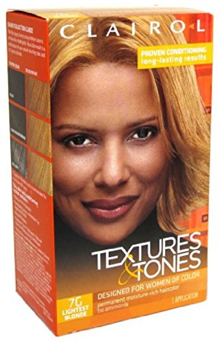 Clairol Textures & Tones 7G Lightest Blonde. review