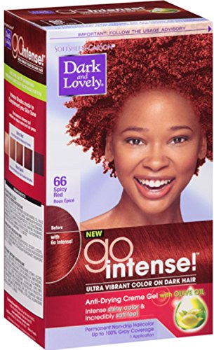 Dark and Lovely Go Intense! Hair Color No.66, Spicy Red review