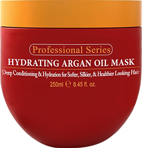 Hydrating Argan Oil Hair Mask and Deep Conditioner by Arvazallia for Dry or Damaged Hair