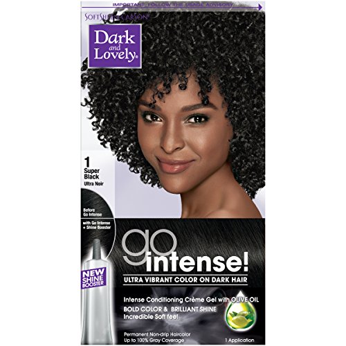 SoftSheen-Carson Dark and Lovely Go Intense Ultra Vibrant Color on Dark Hair, Super Black. review