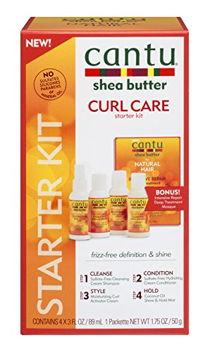 Cantu 4 Piece Shea Butter for Natural Hair Curl Care Starter Kit review