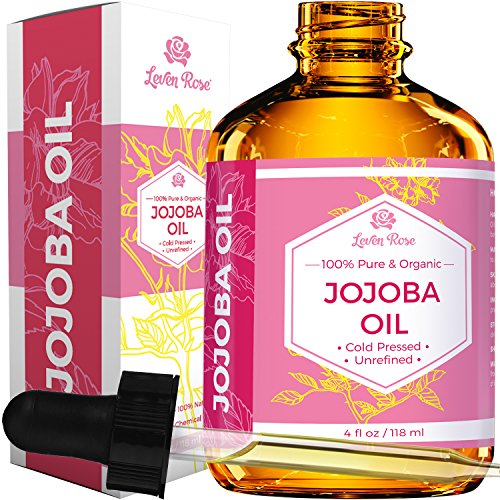 Jojoba Oil by Leven Rose, Pure Cold Pressed Natural Unrefined Moisturizer for Skin Hair and Nail review