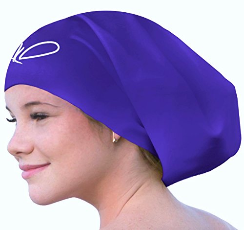 Long Hair Swim Cap - Swimming Caps for Women Men  review