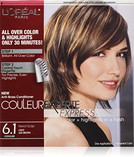 L\'Oréal Paris Couleur Experte Hair Color + Hair Highlights, Light Ash Brown - French Éclair