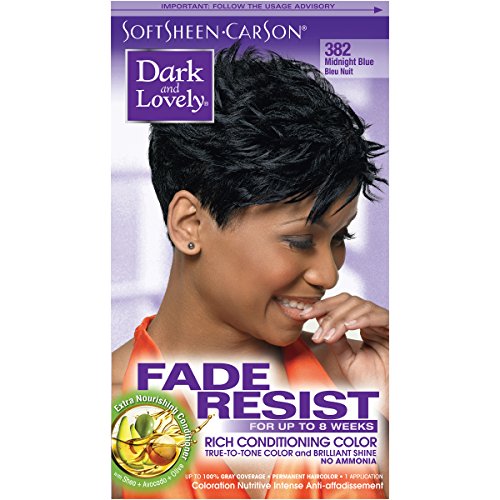 SoftSheen-Carson Dark and Lovely Fade Resist Rich Conditioning Color, Midnight Blue 382 review