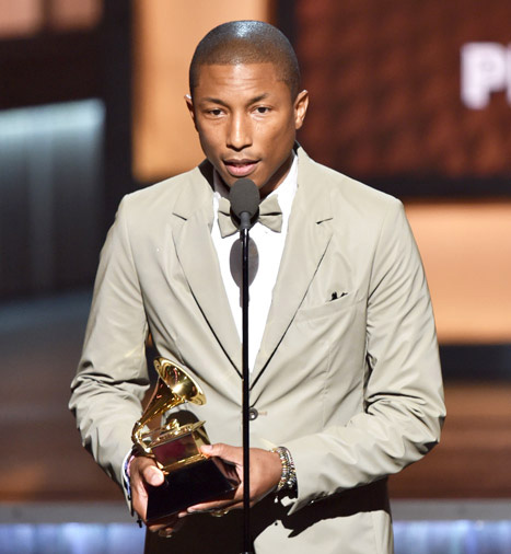 Pharrell Williams Grammy Award winner