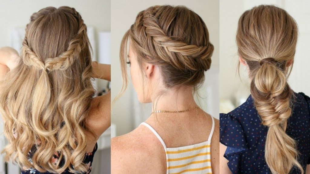 7 Fast and Easy Hairstyles - Sugar&Fluff